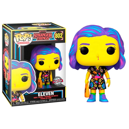 Figura POP Stranger Things Eleven in Mall Outfit Black Light Exclusive