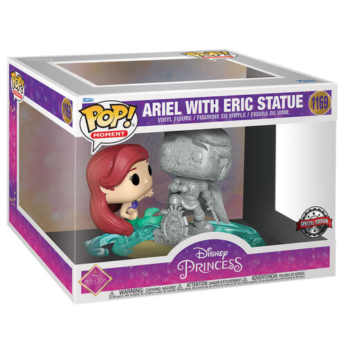 Figura POP Disney Ultimate Princess La Sirenita Ariel & Statue Eric Exclusive