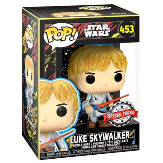 Funko POP o  Figura POP Star Wars Retro Series Luke Skywalker Special Edition - 453