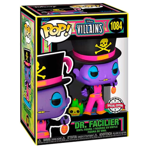 Figura POP Disney Villains Dr. Facilier Black Light Exclusive