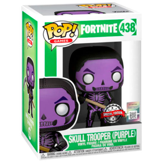 POP figure Fortnite Skull Trooper Purple Exclusive