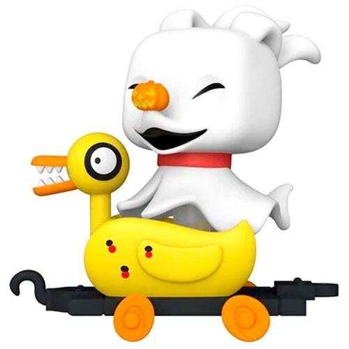 Figura POP Train Disney Pesadilla Antes de Navidad Zero in Duck Cart Exclusive