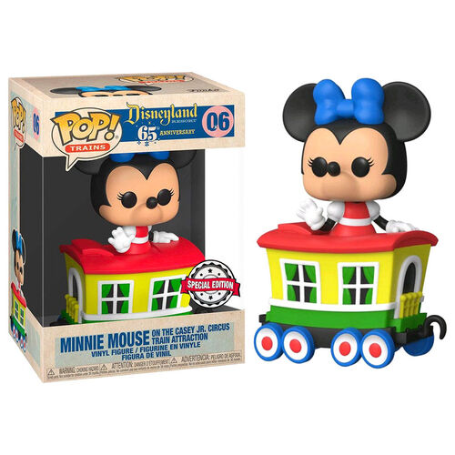 POP figure Disney Train Casey Jr- Minnie in Car 6 Exclusive