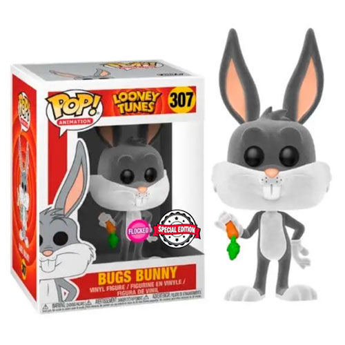 Figura POP Looney Tunes Bugs Bunny Flocked Exclusive