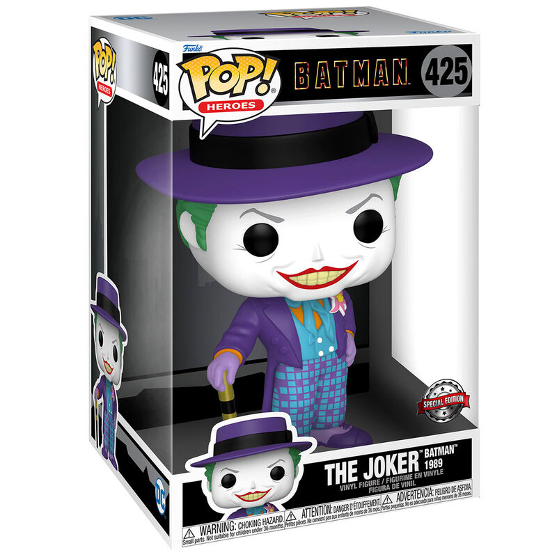 Funko POP o Figura POP DC Comics Batman 1989 Joker with Hat Special Edition 25cm - 425