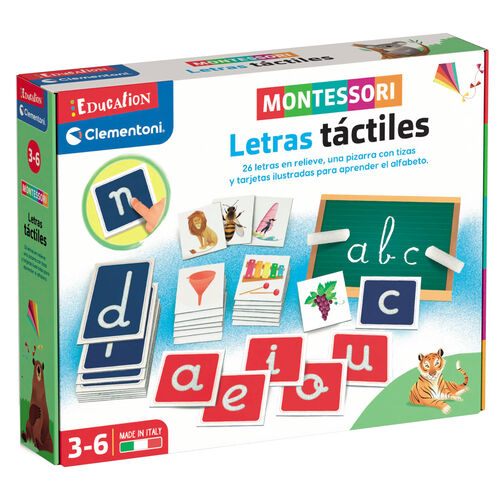 Letras tactiles Montessori