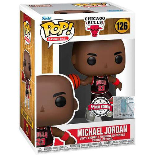 POP figure NBA Chicago Bulls Michael Jordan with Jordans Exclusive