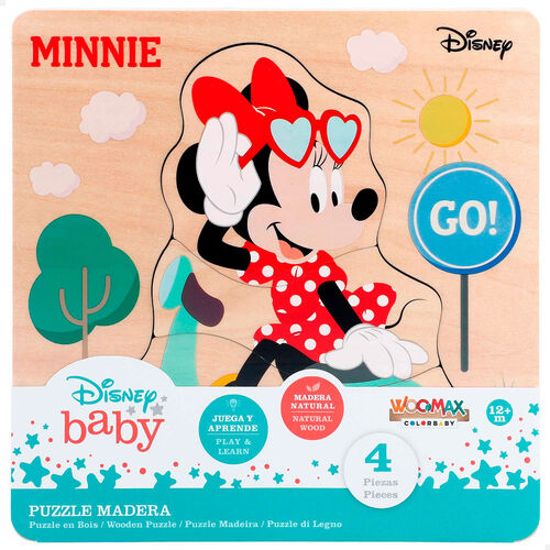 Disney Mickey Minnie assorted wooden puzzle
