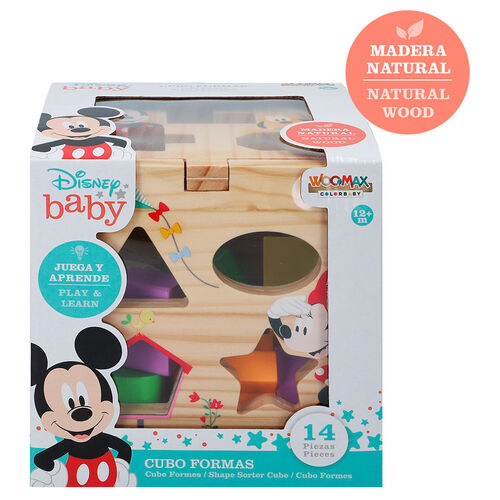 Disney Mickey Minnie wooden cube forms