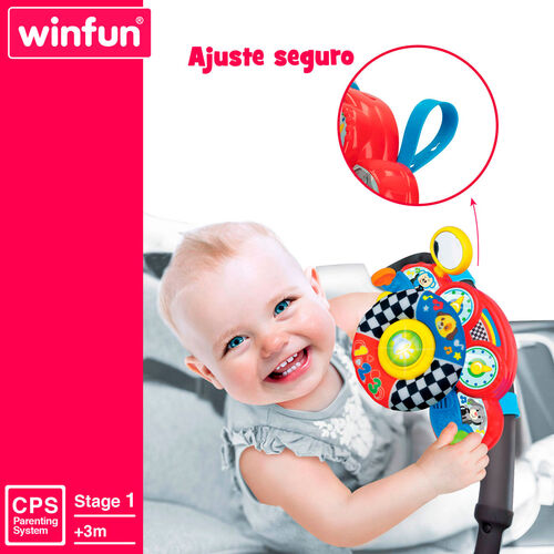 Spanish Baby Learning Steering Wheel