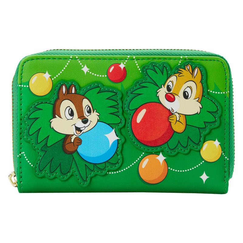 Loungefly Disney Chip and Dale Christmas wallet