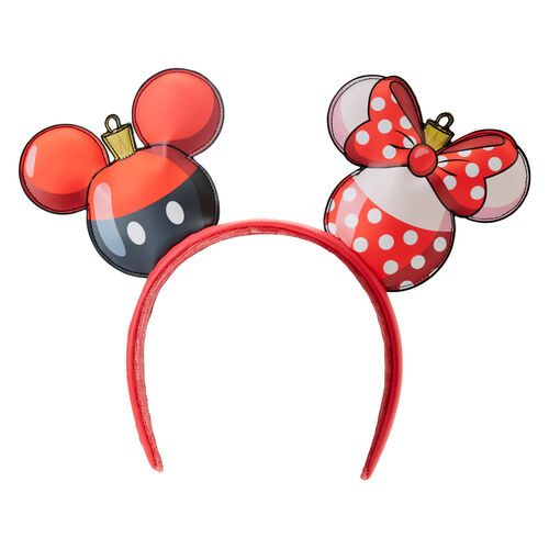 Loungefly Disney Mickey & Minnie Christmas ear headband