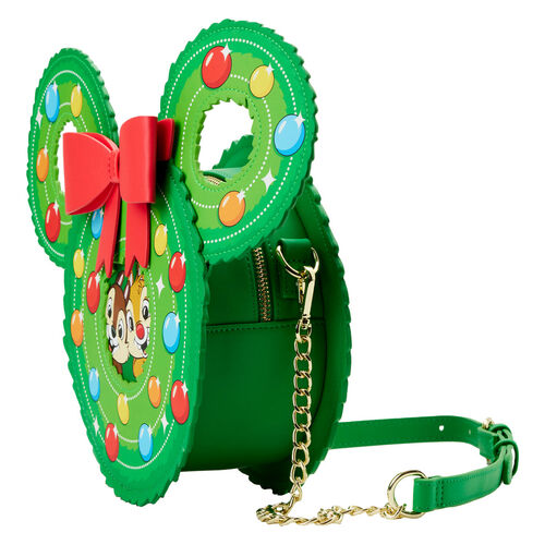 Loungefly Disney Chip and Dale Christmas crossbody bag