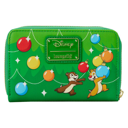 Loungefly Disney Chip and Dale Christmas wallet