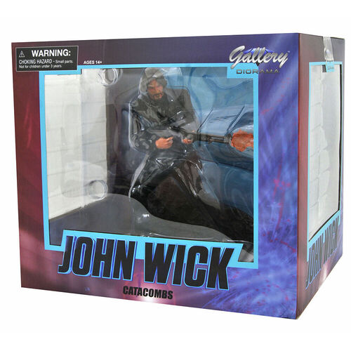 Estatua diorama John Wick 23cm
