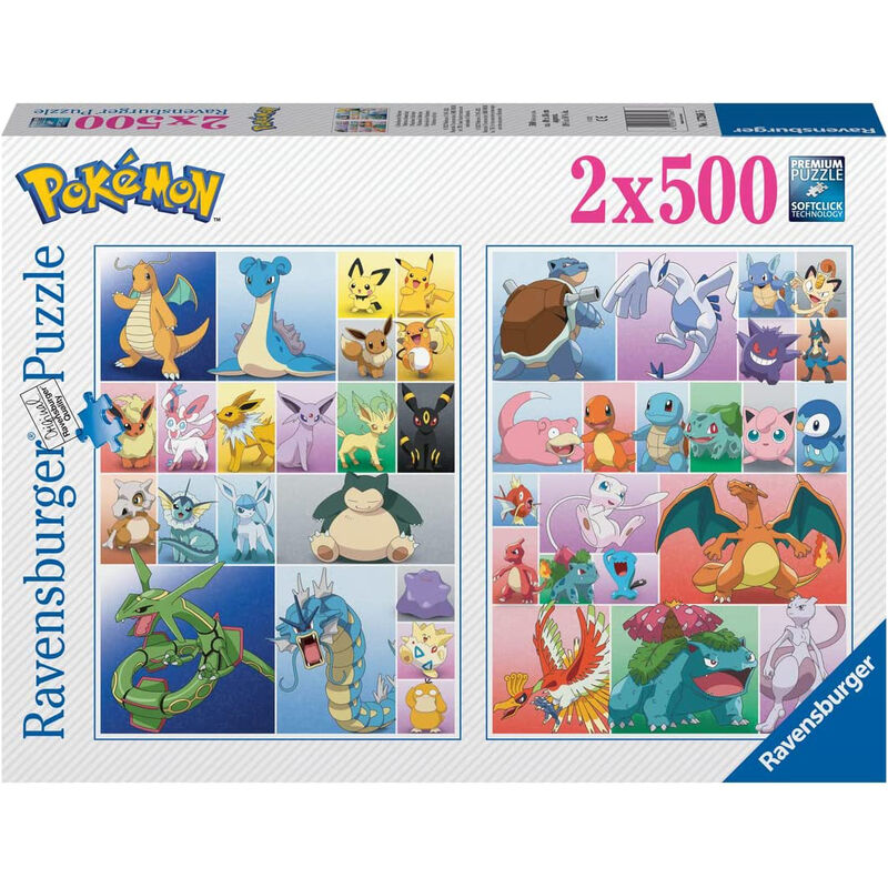Pokemon puzzle 2x500pcs