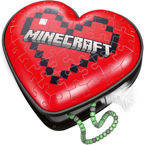 Minecraft Heart 3D puzzle 54pcs