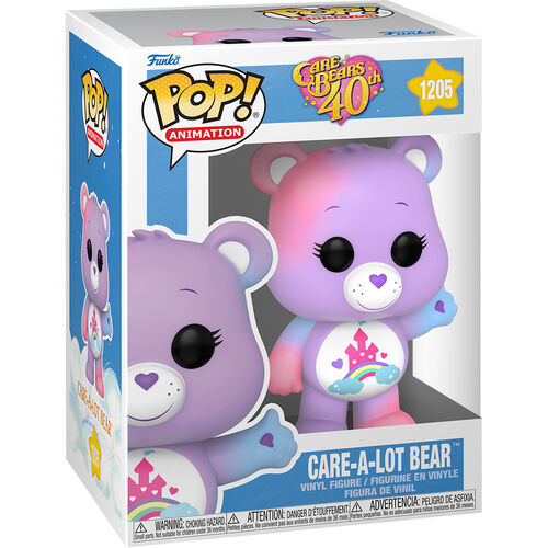 Pack 6 POP figures Care Bears 40th Anniversary Care a Lot Bear 5 + 1 Chase