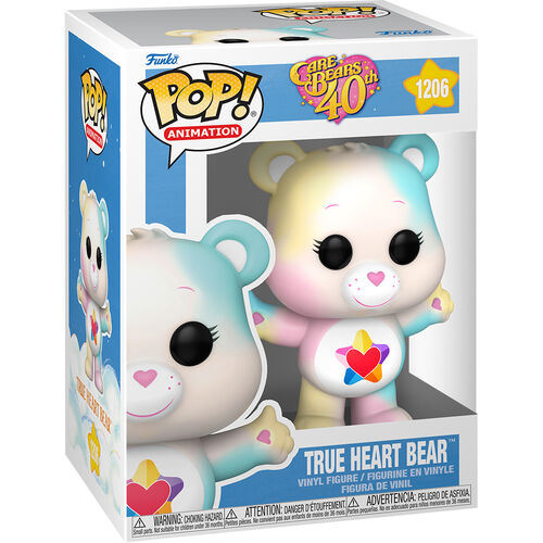 Pack 6 POP figures Care Bears 40th Anniversary True Heart Bear 5 + 1 Chase