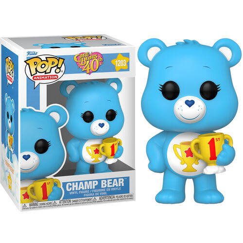 POP figure Care Bears 40th Anniversary Champ Bear