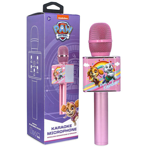 Paw Patrol Pink karaoke microphone