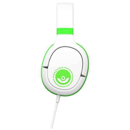 Pokemon Pokeball White and Green gaming headphones