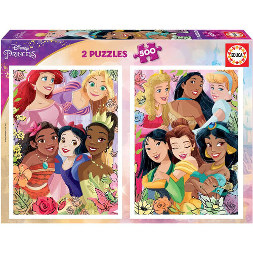Puzzle Princesas Disney 2x500pzs