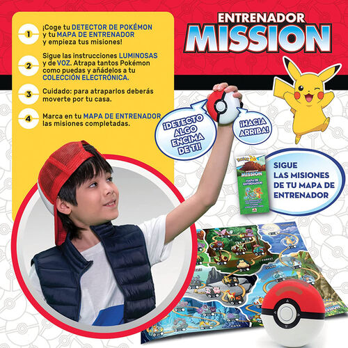 Spanish Pokemon Mission board game