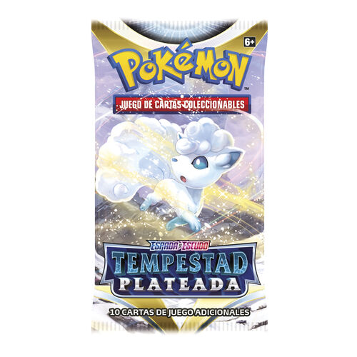 Spanish Display 36 envelopes Collectable Cards Pokemon Sword and Shield Silver Storm