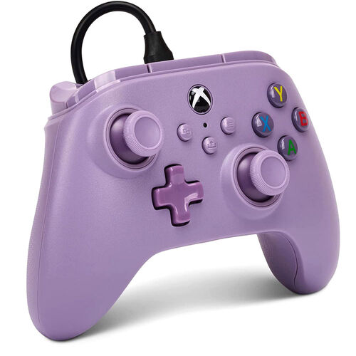 Mando con cable Xbox lila