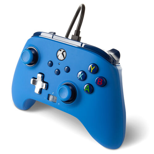 Mando con cable Xbox azul