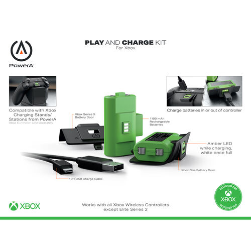 Kit de carga para mandos Xbox Led