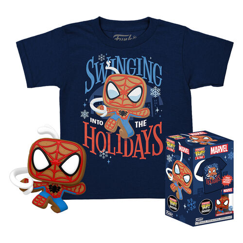 Set figure Pocket Pop & Tee kids Marvel Spiderman Gingerbread Exclusive