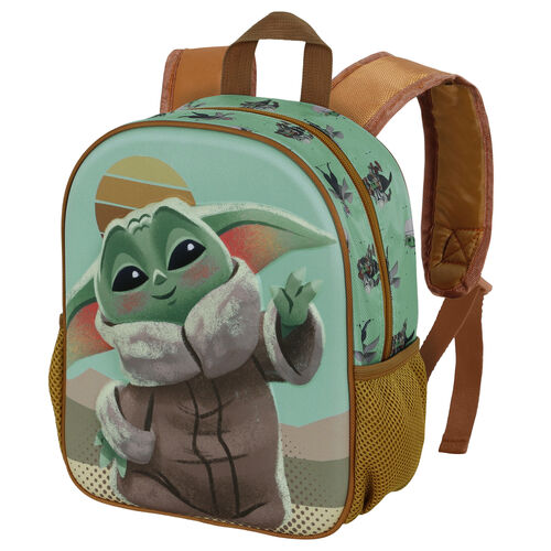 Star Wars The Mandalorian Grogu Say Hi 3D backpack 31cm