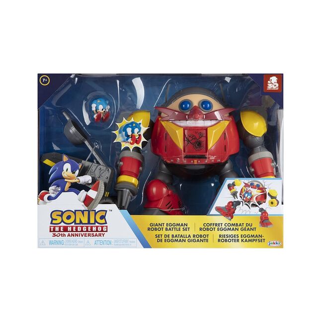 Playset Batalla Robot Gigante Eggman contra Sonic Sonic the Hedgehog