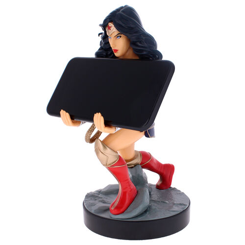 Cableguys Figurine Gaming DC Comics Wonder Woman - Accessoire support pour  manette ou smartphone - Câble USB inclus - 20 cm