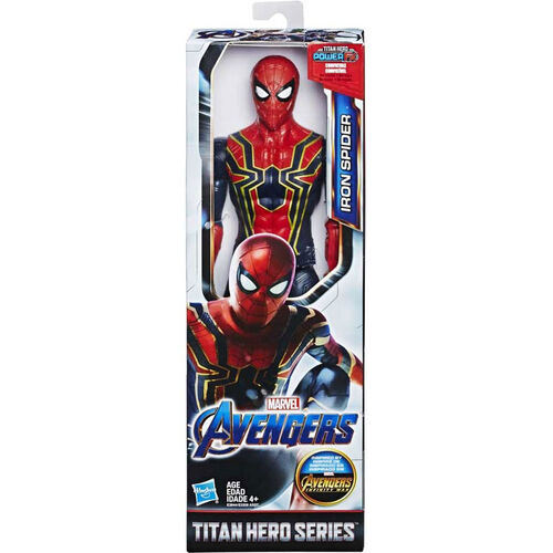 Figura Titan Hero Iron Spider Vengadores Avengers Marvel 30cm
