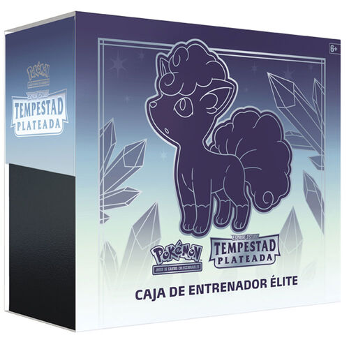Spanish Pokemon Trainer Silver Tempest Collectible card game box