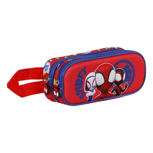 Marvel Spidey Spider-Man Gang 3D double pencil case