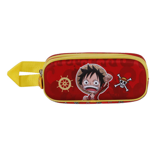 One Piece Luffy 3D double pencil case