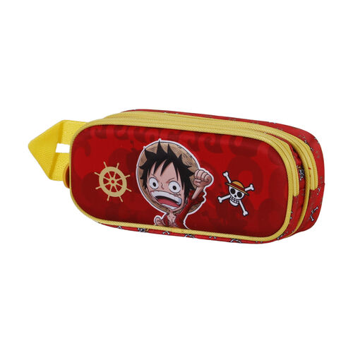 One Piece Luffy 3D double pencil case