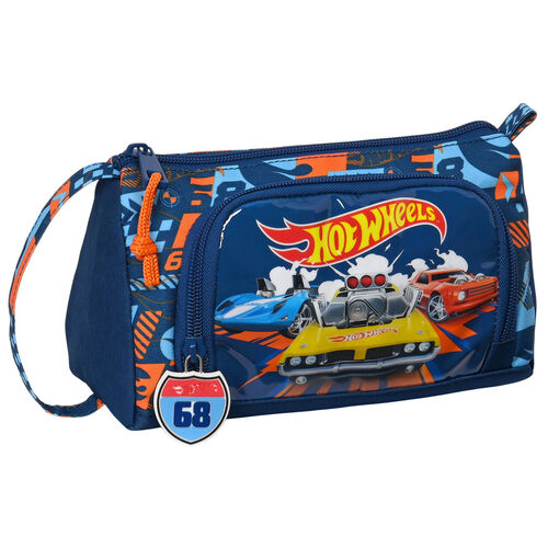 Hot Wheels Speed Club pencil case with drop-down pocket without stationery