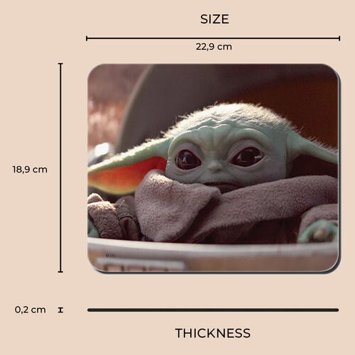 Star Wars Mandalorian Baby Yoda mouse pad