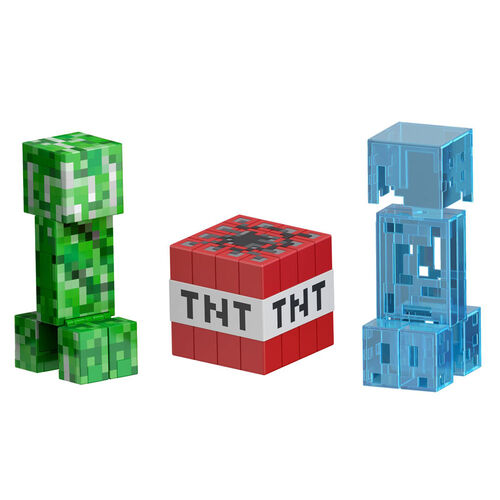 Figura Creeper Diamond Level Minecraft 14cm