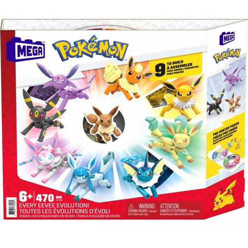 Mega Construx Pokémon Every Eevee Evolution! 887961770582