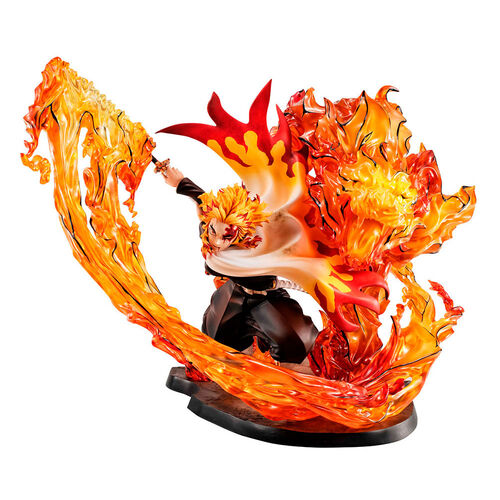 Demon Slayer Kimetsu No Yaiba G.E.M. Series Flame Breathing Fifth Form Flame Tiger Kyojuro Rengoku figure 24cm
