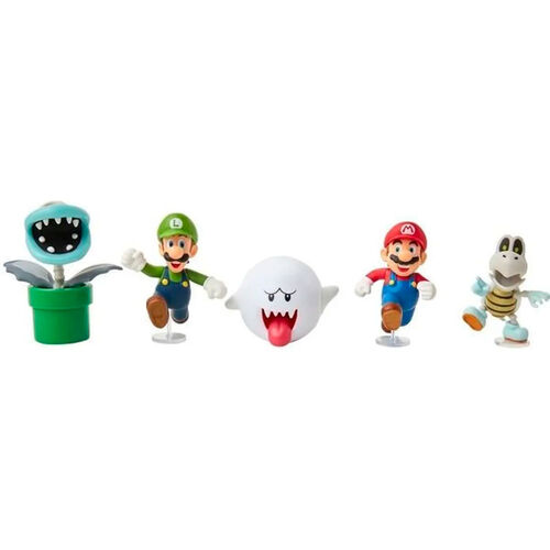 Blister Figuras Super Mario Bros 6cm