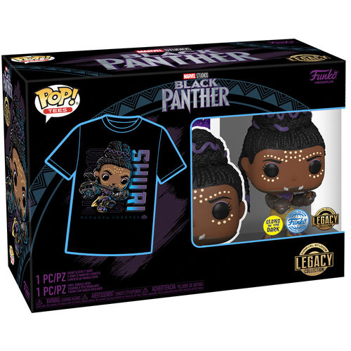 Set figure POP & Tee Marvel Black Panther Shury Exclusive