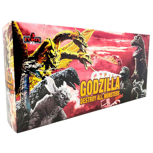 Set figuras Godzilla 1968 Godzilla: Destroy All Monsters 5 Points XL
