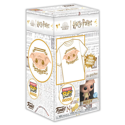 Set figura Pocket Pop & Tee infantil Harry Potter Dobby Exclusive